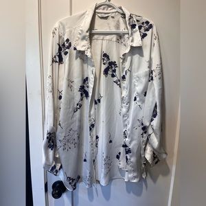 Satin Floral Reitmans Blouse